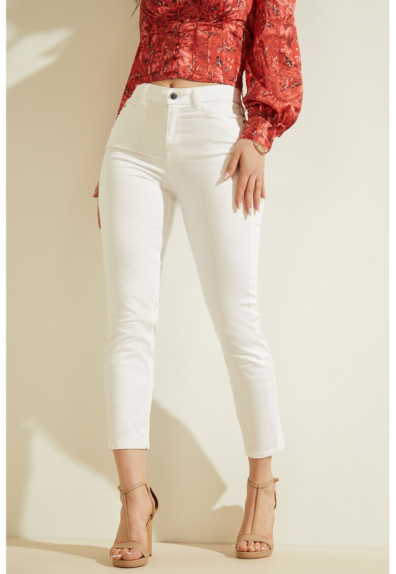 GUESS JEANS Pantaloni crop skinny fit - Pled.ro