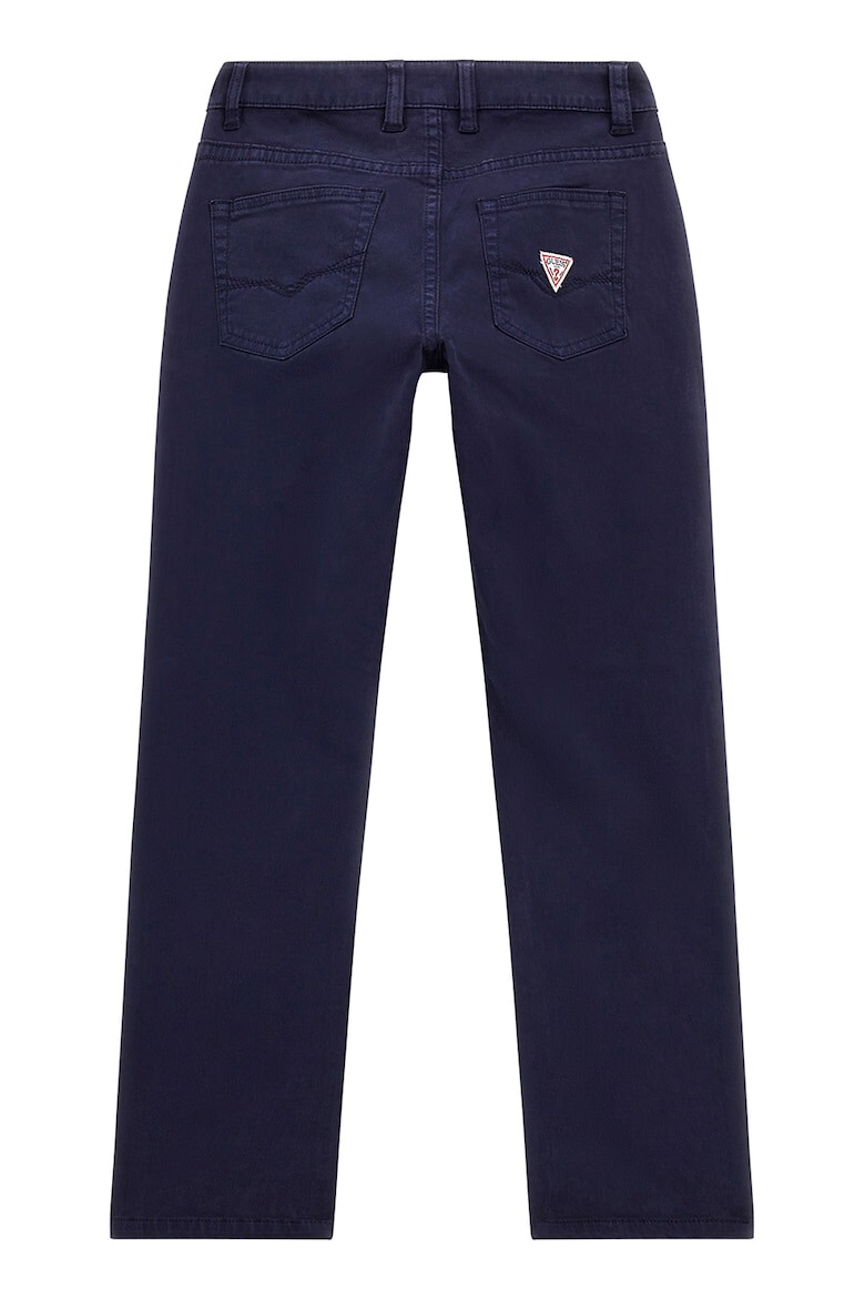 GUESS KIDS Pantaloni din amestec de bumbac cu model cu 5 buzunare - Pled.ro