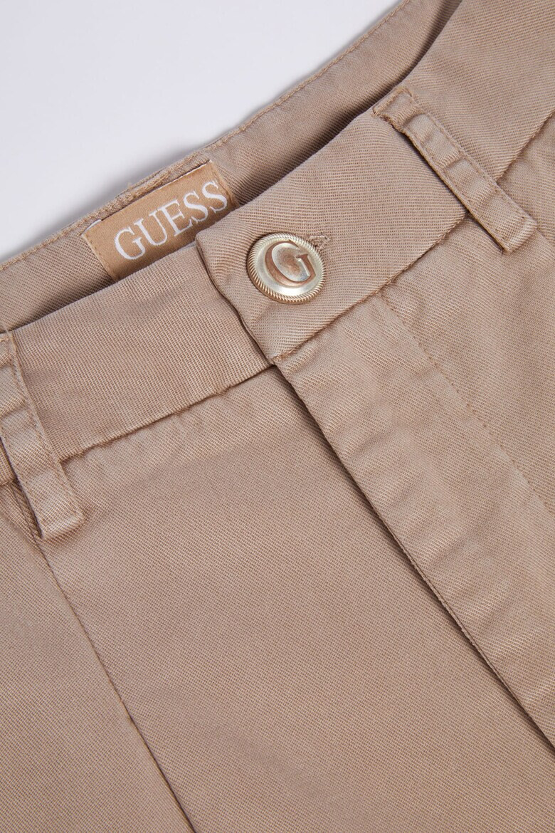 GUESS JEANS Pantaloni din amestec de lyocell cu detalii plisate - Pled.ro