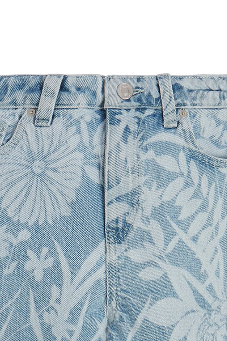 GUESS JEANS Pantaloni scurti din denim cu imprimeu floral - Pled.ro