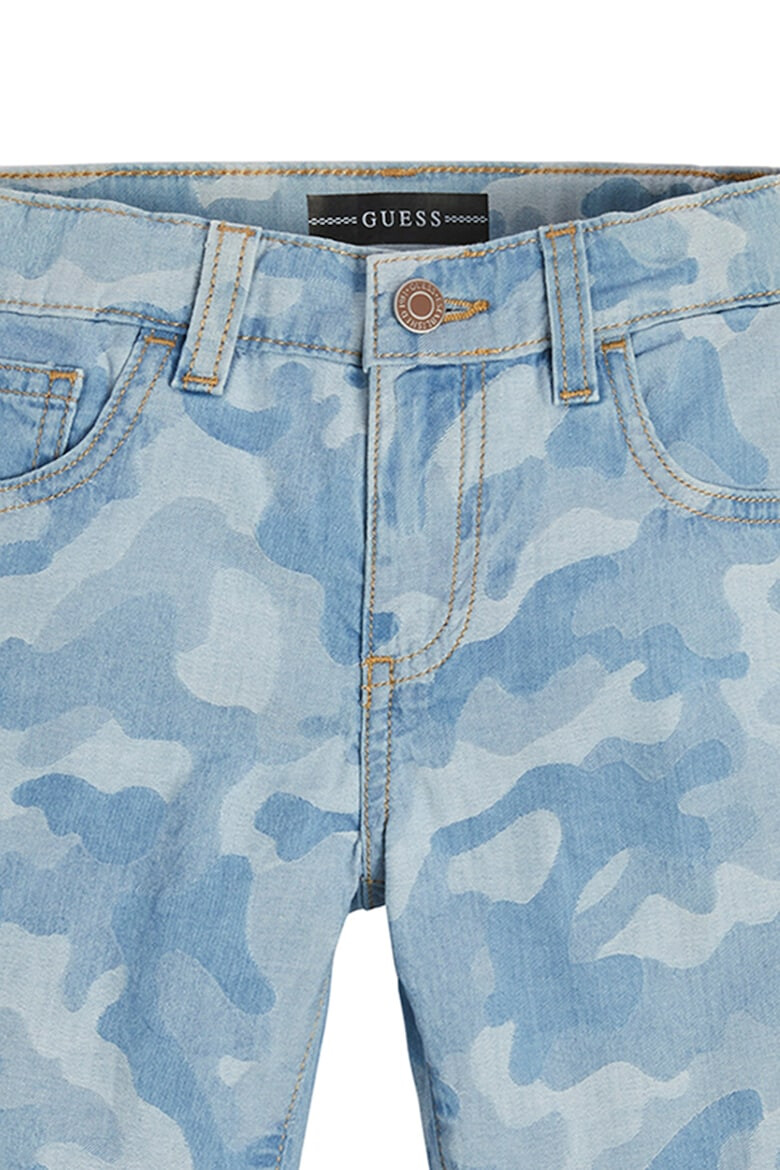 GUESS JEANS Pantaloni scurti din denim cu model camuflaj - Pled.ro