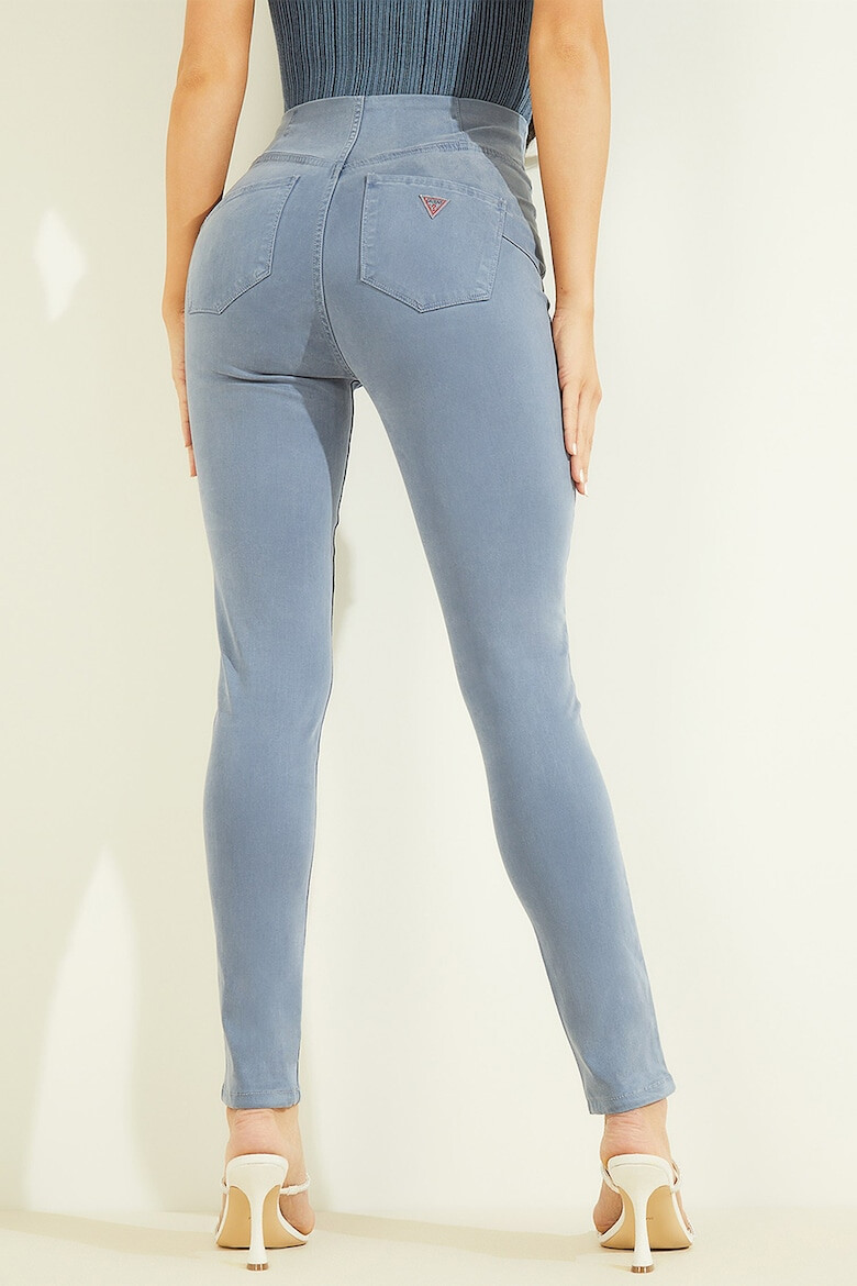 GUESS JEANS Pantaloni skinny din amestec de lyocell cu nasturi decorativi - Pled.ro