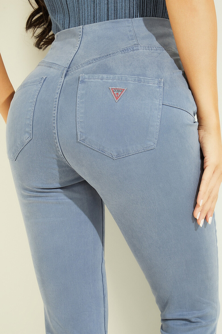 GUESS JEANS Pantaloni skinny din amestec de lyocell cu nasturi decorativi - Pled.ro