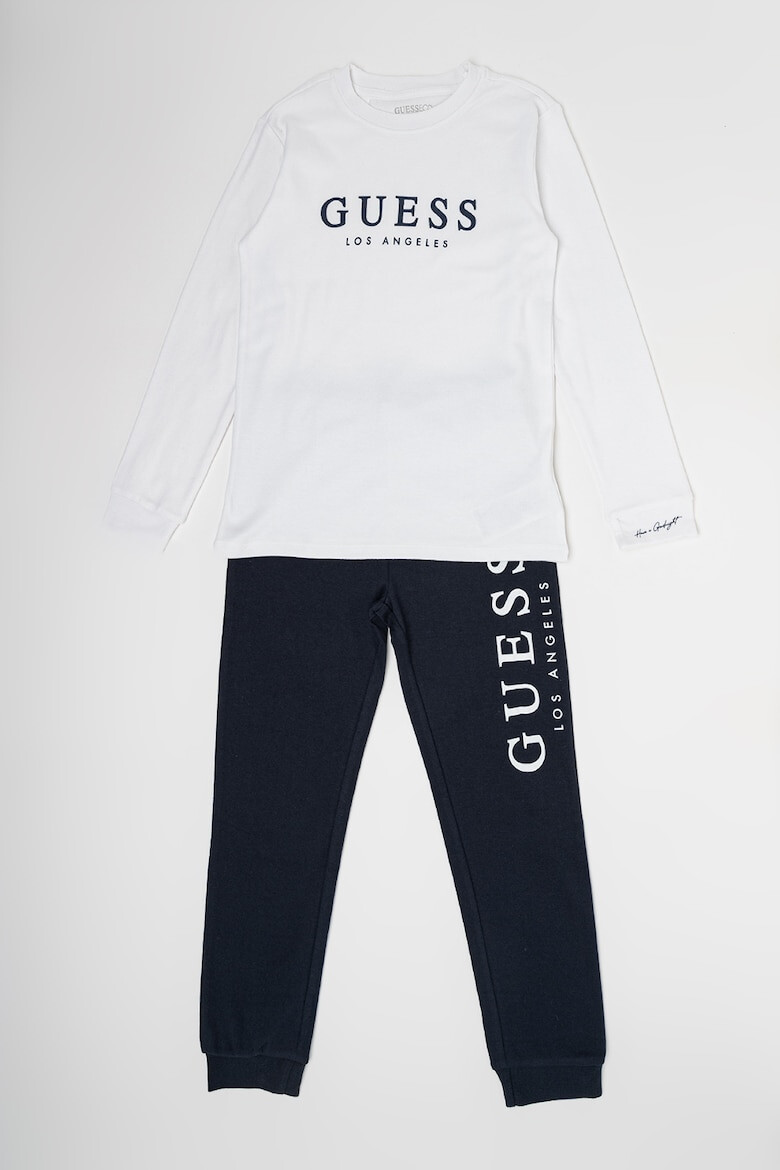 GUESS JEANS Pijama cu imprimeu logo - Pled.ro