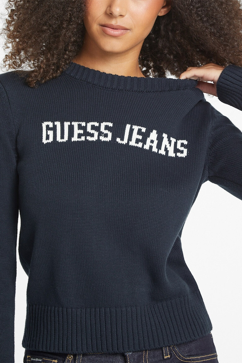 GUESS JEANS Pulover cu imprimeu logo - Pled.ro