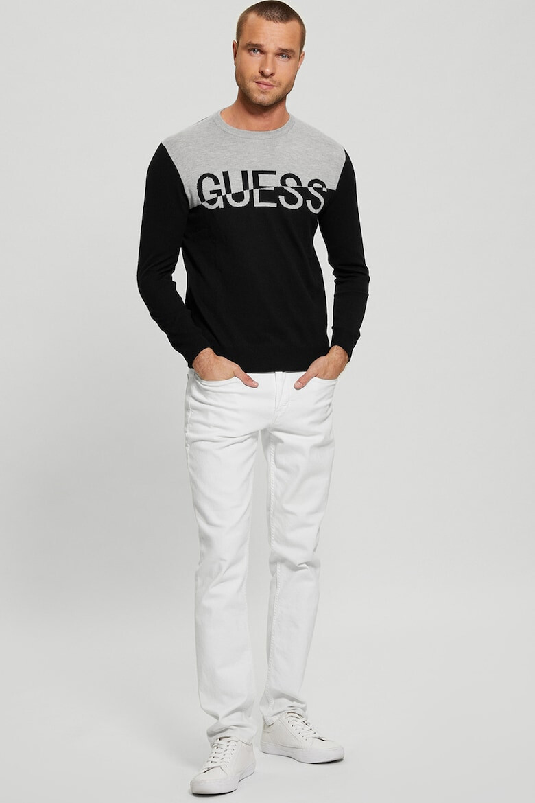 GUESS JEANS Pulover cu model logo - Pled.ro