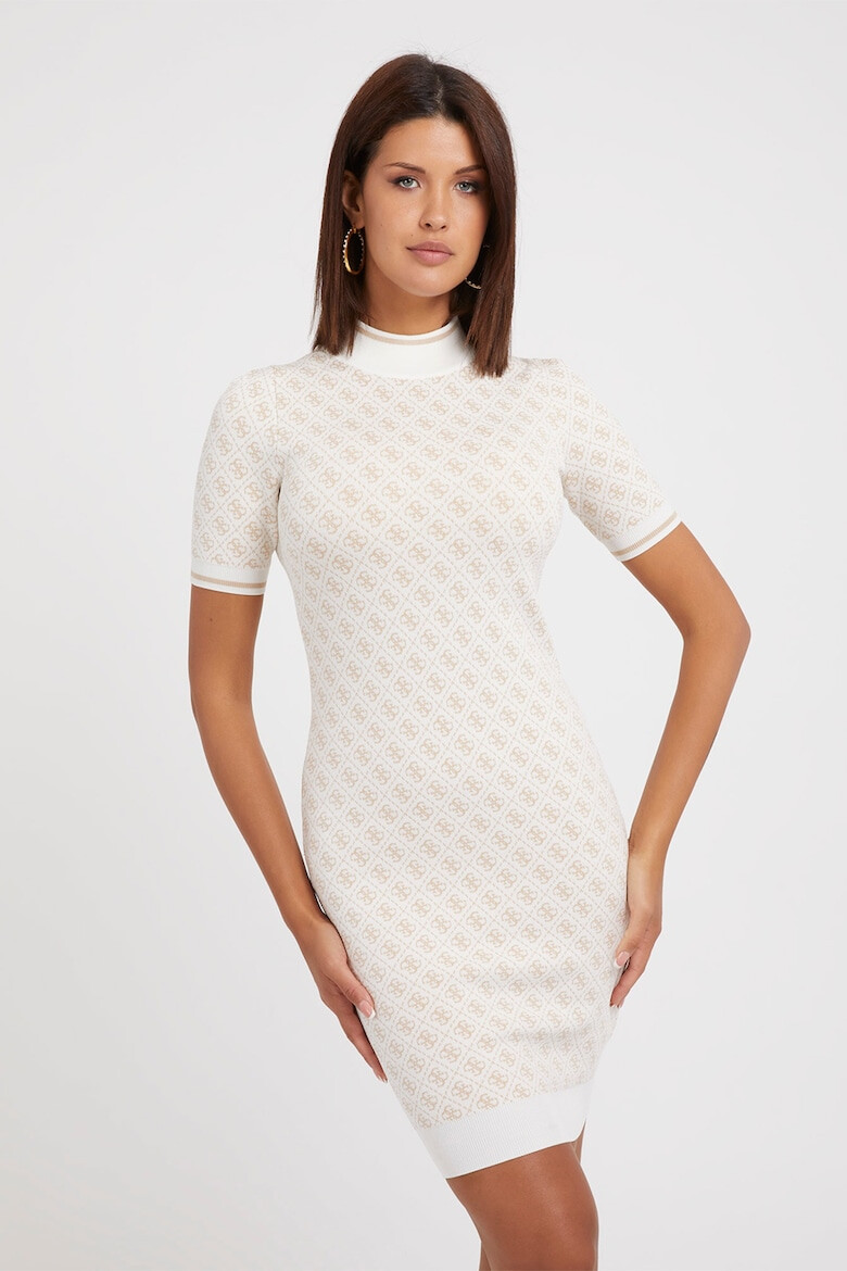 GUESS Rochie bodycon cu imprimeu logo Lise - Pled.ro