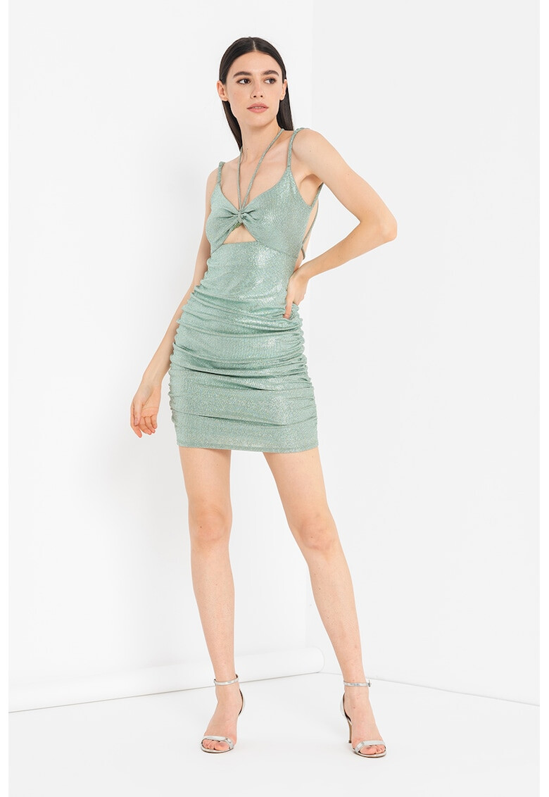 GUESS JEANS Rochie din lame cu spate decupat - Pled.ro