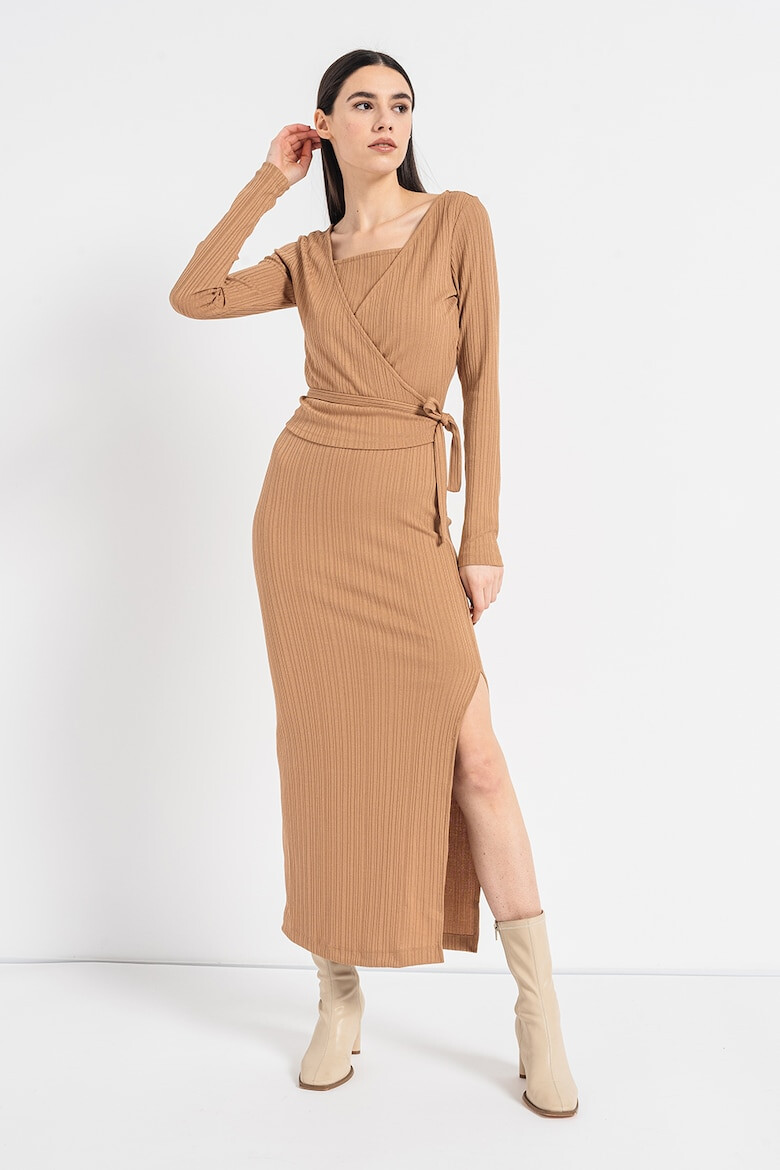 GUESS JEANS Rochie midi striata - Pled.ro