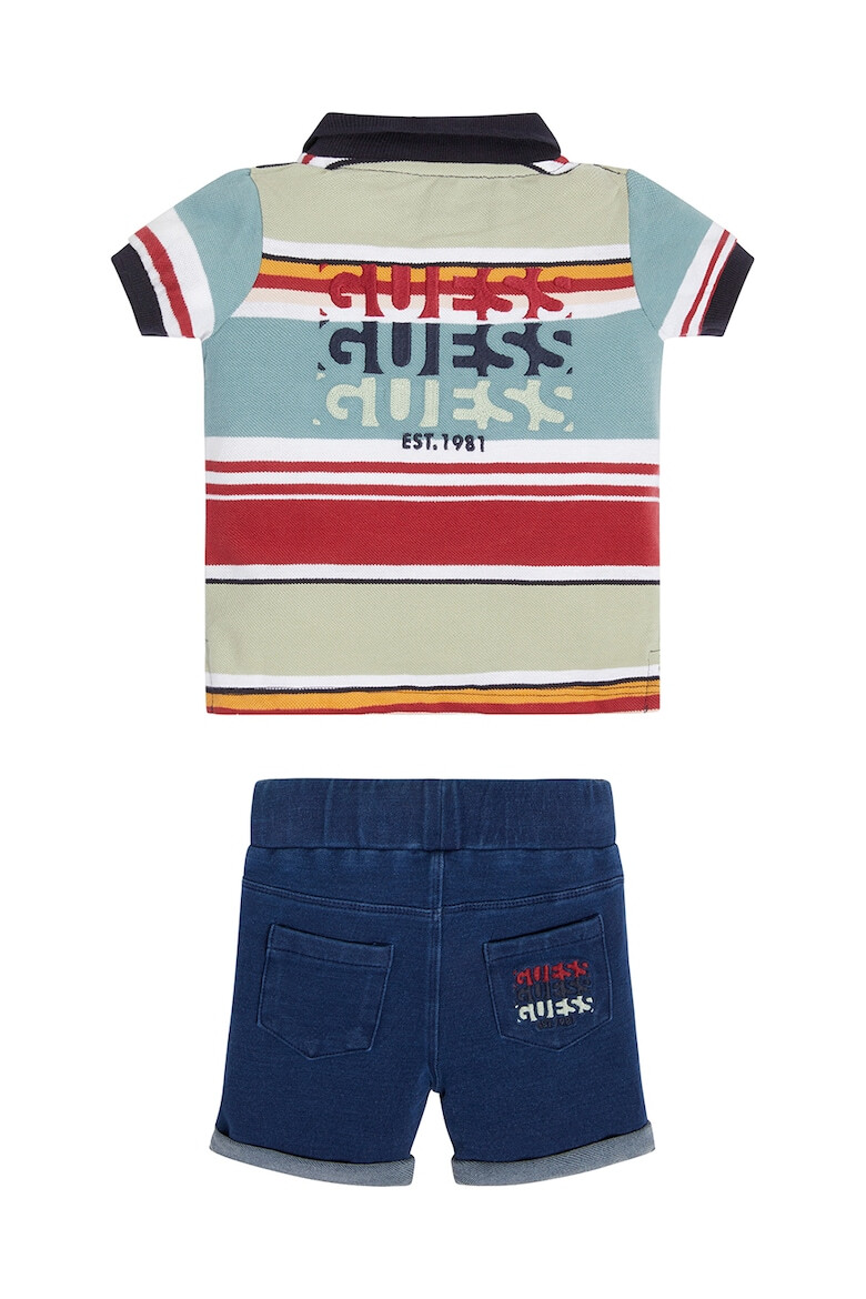 GUESS JEANS Set de tricou polo si pantaloni scurti - Pled.ro