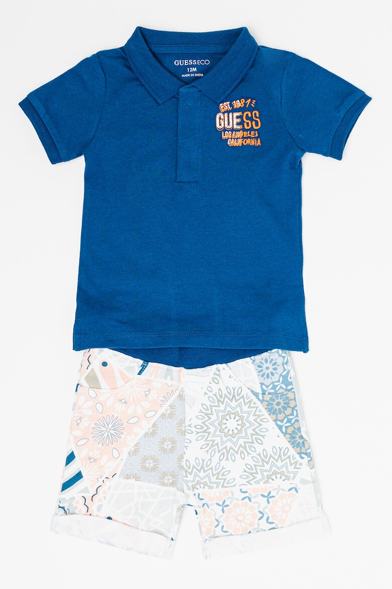 GUESS JEANS Set de tricou polo si pantaloni scurti din bumbac - Pled.ro