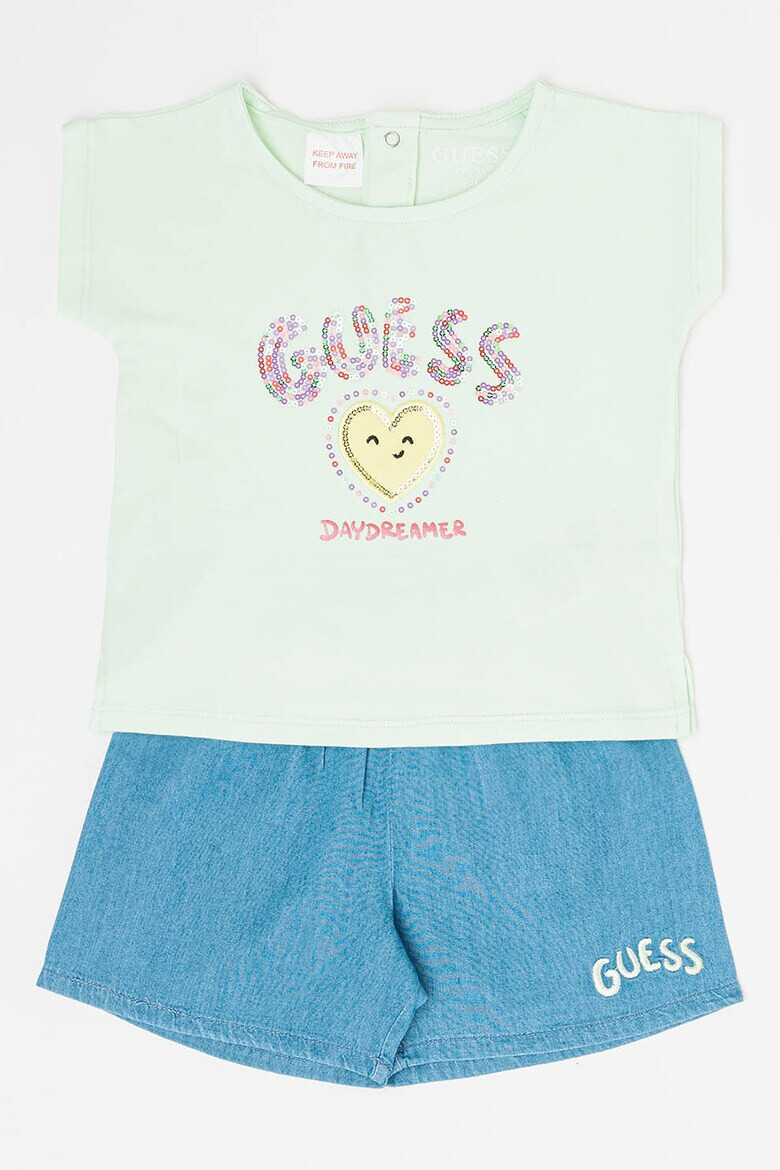 GUESS JEANS Set de tricou si pantaloni scurti - Pled.ro