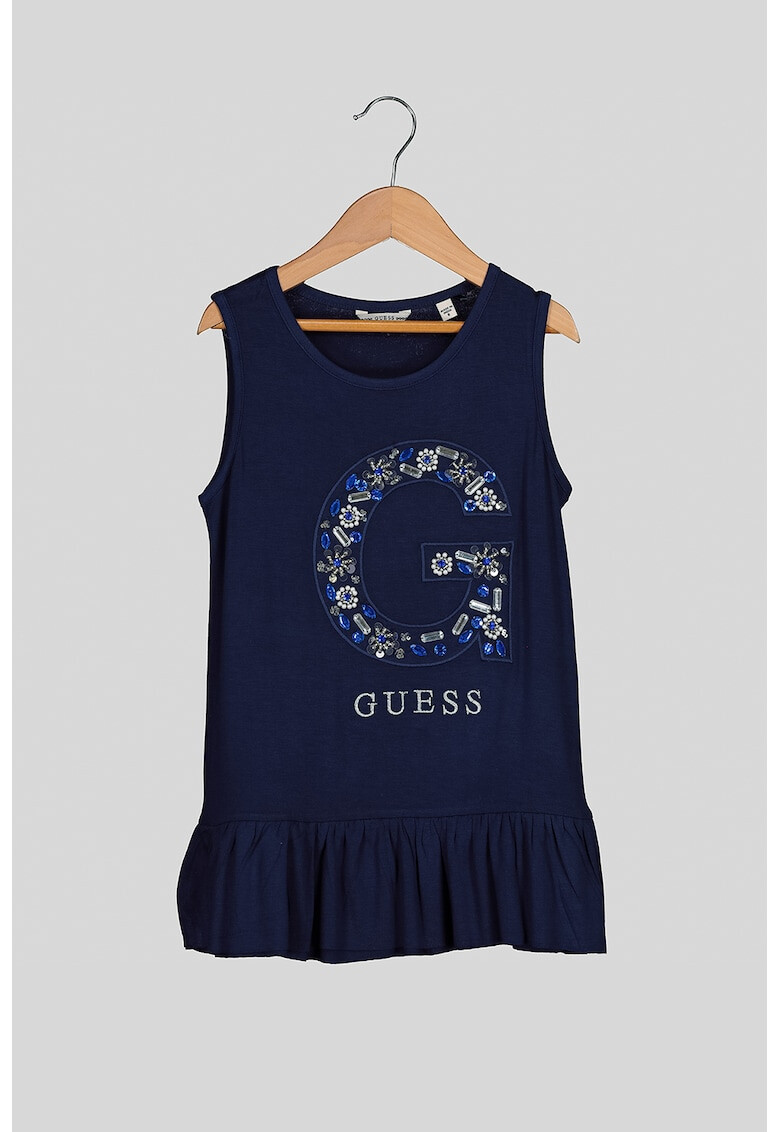 GUESS JEANS Top cu aplicatii de strasuri - Pled.ro