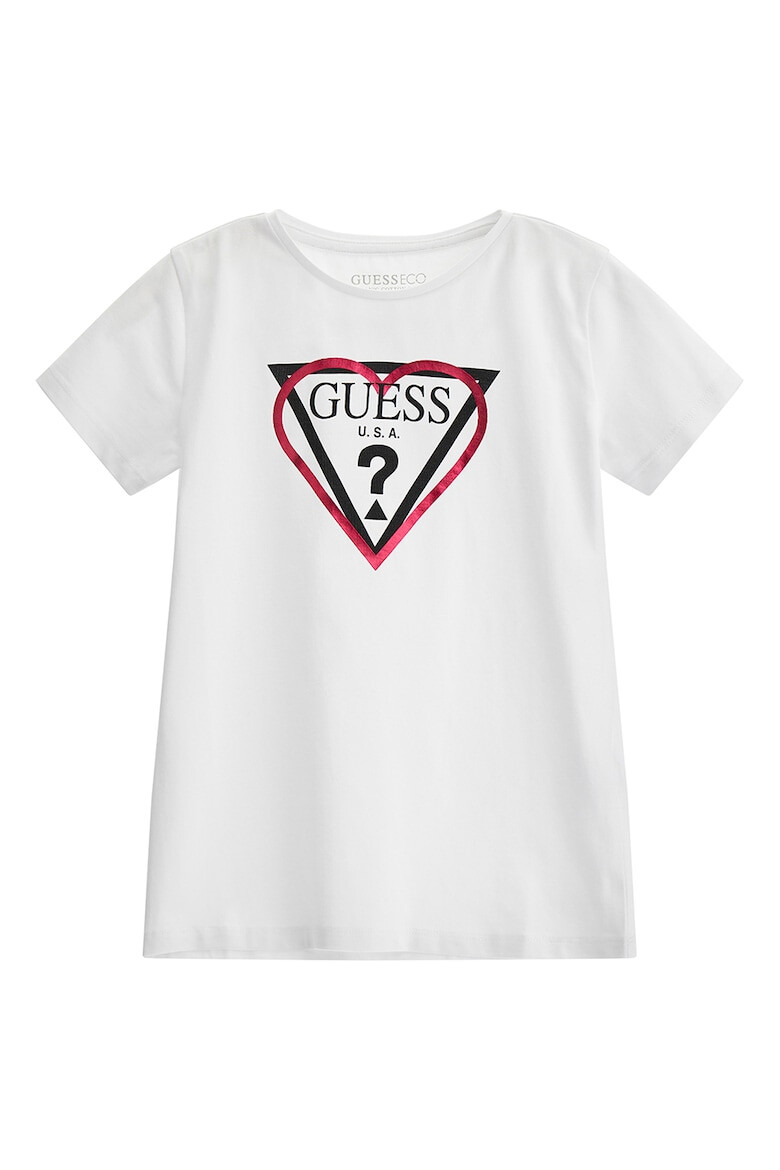 GUESS JEANS Tricou cu imprimeu logo - Pled.ro