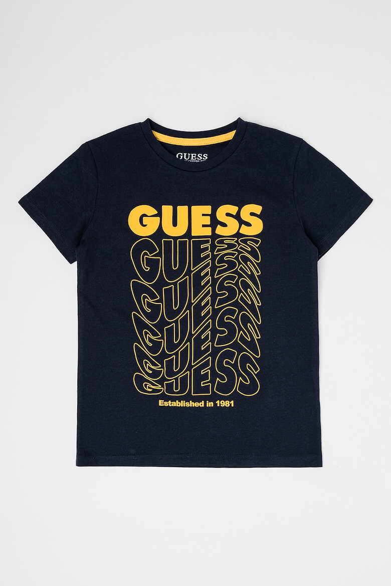 GUESS JEANS Tricou cu imprimeu logo - Pled.ro