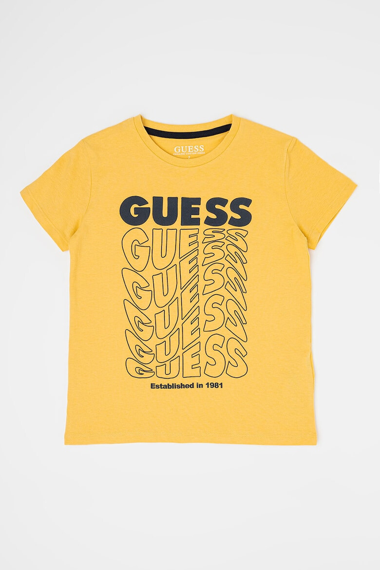 GUESS JEANS Tricou cu imprimeu logo - Pled.ro