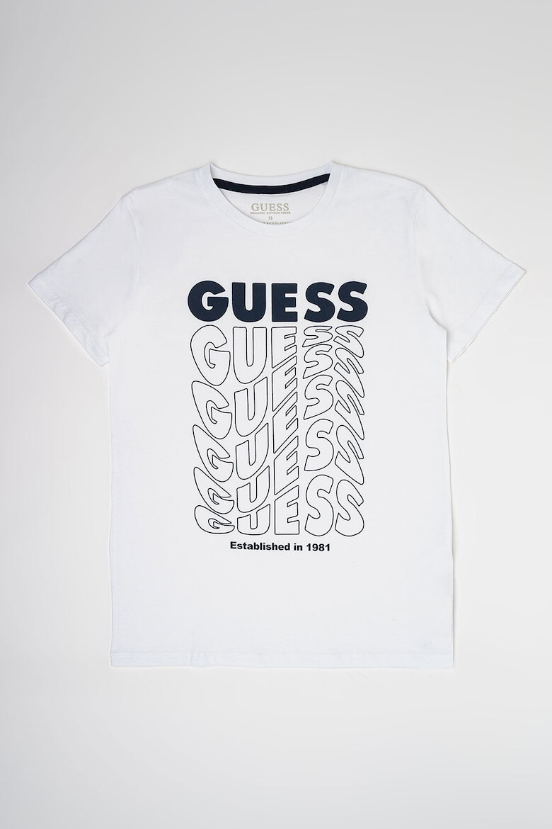 GUESS JEANS Tricou cu imprimeu logo - Pled.ro