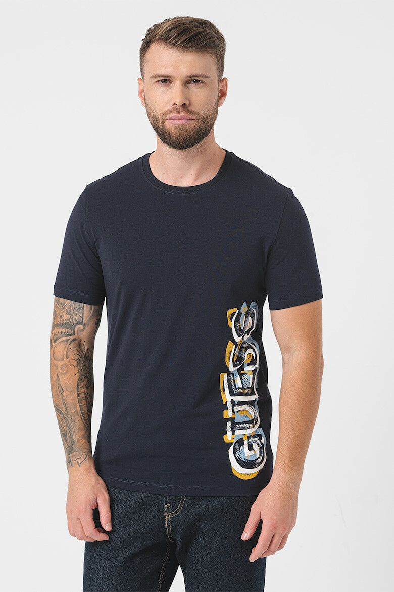 GUESS JEANS Tricou cu imprimeu logo - Pled.ro