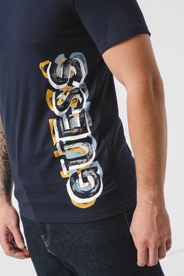 GUESS JEANS Tricou cu imprimeu logo - Pled.ro