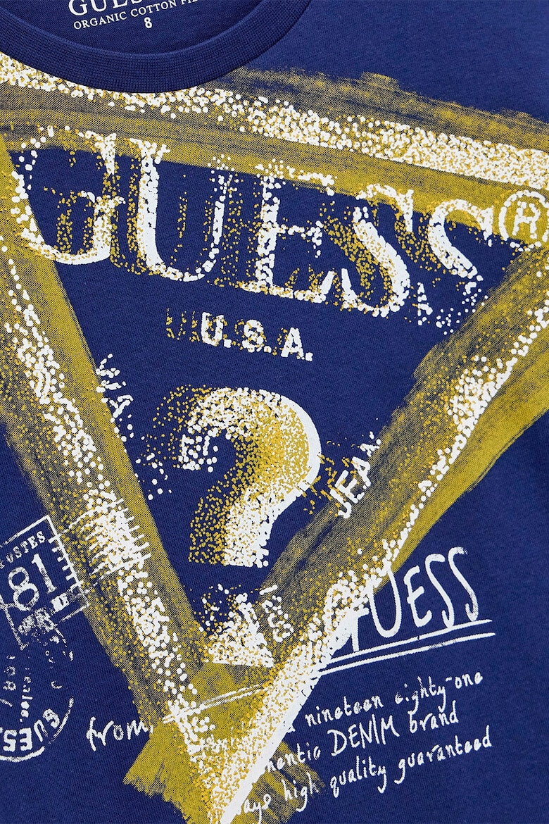 GUESS JEANS Tricou cu imprimeu logo - Pled.ro