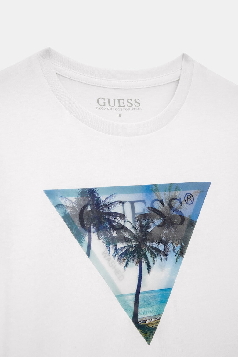 GUESS JEANS Tricou cu imprimeu logo - Pled.ro