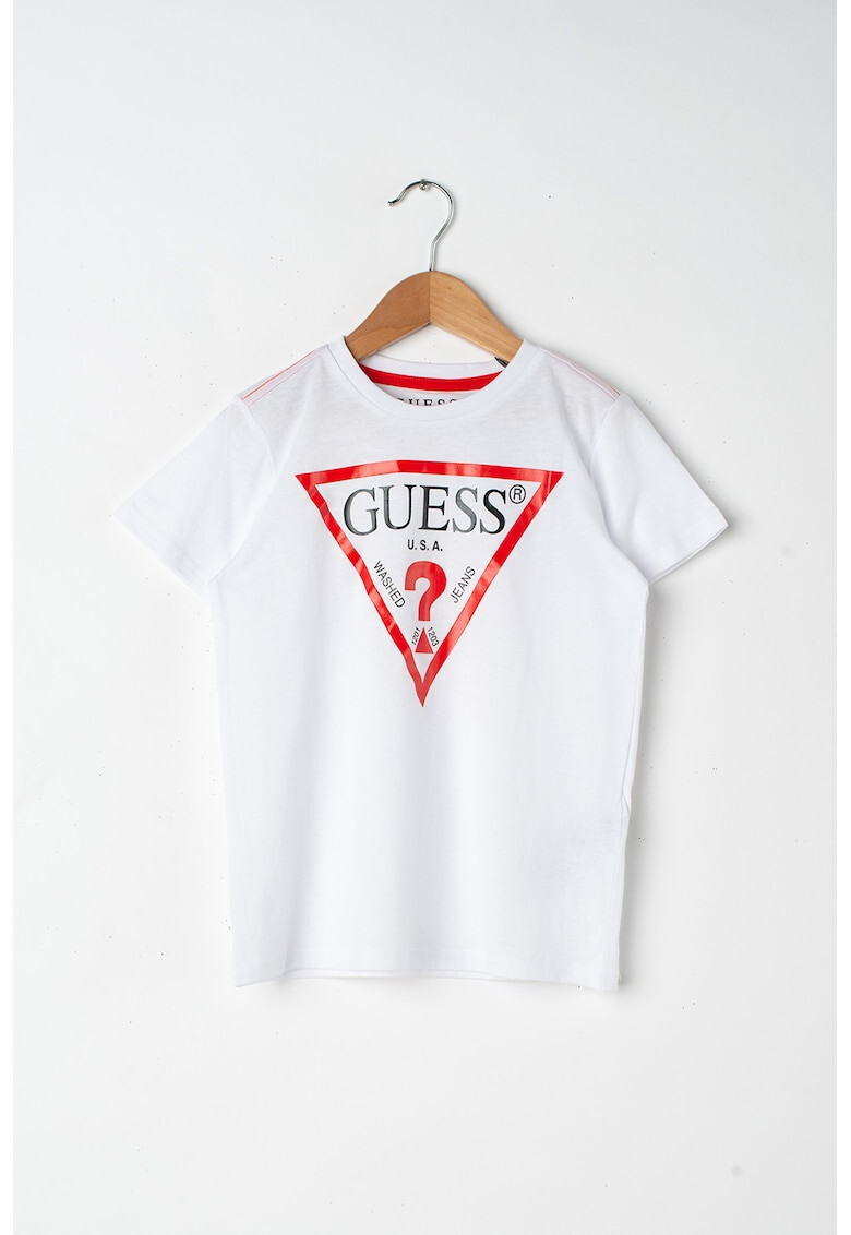 GUESS JEANS Tricou cu imprimeu logo 29 - Pled.ro