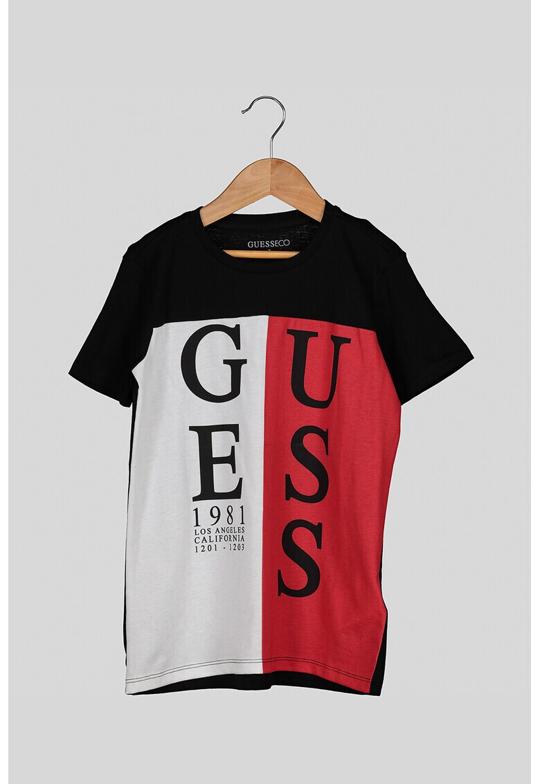 GUESS JEANS Tricou cu imprimeu logo - Pled.ro