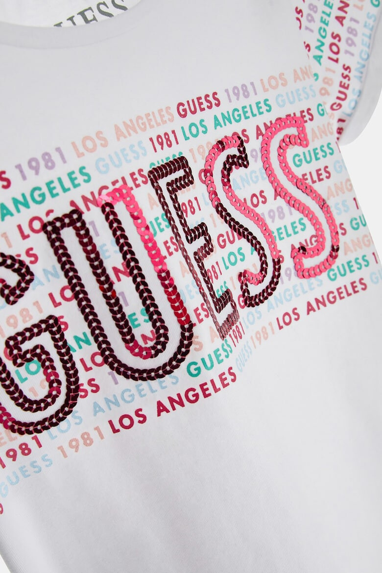 GUESS JEANS Tricou cu logo - Pled.ro