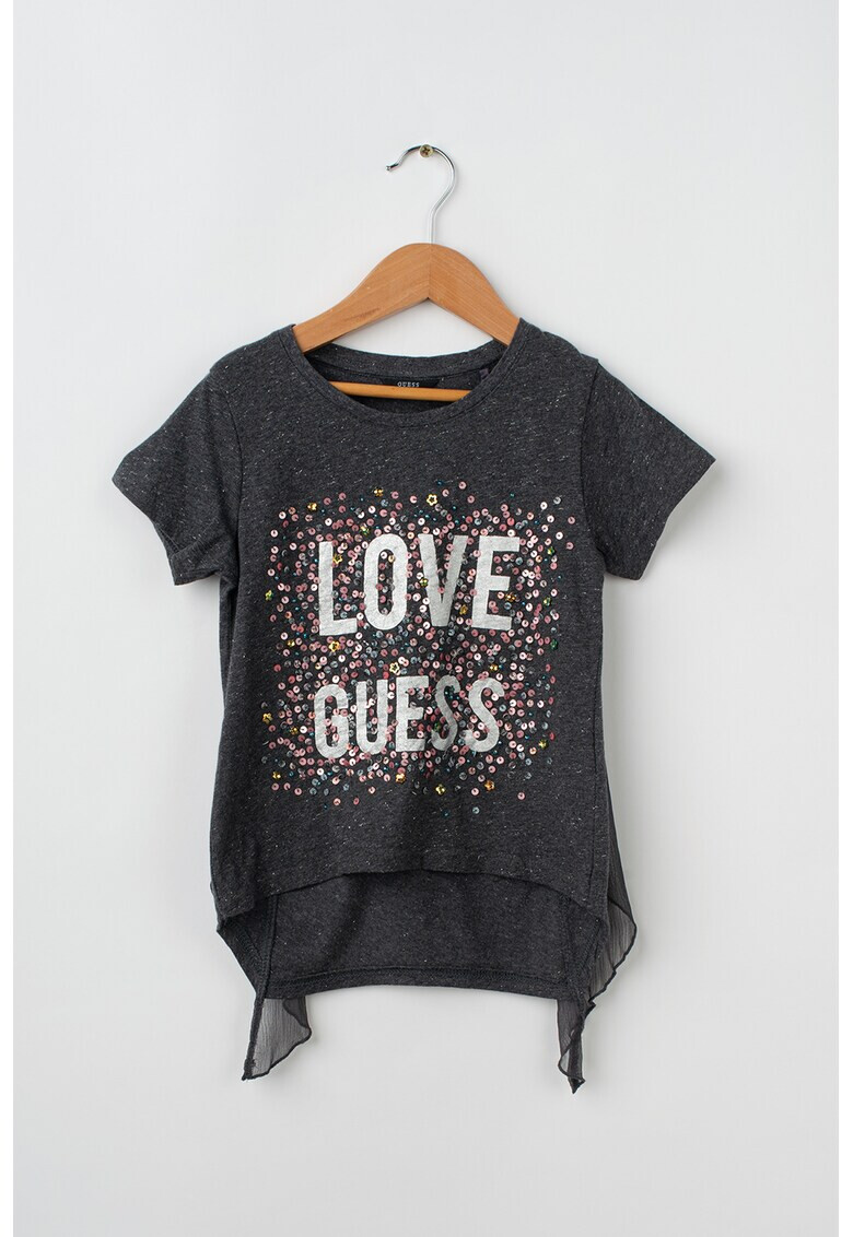 GUESS JEANS Tricou cu paiete - Pled.ro