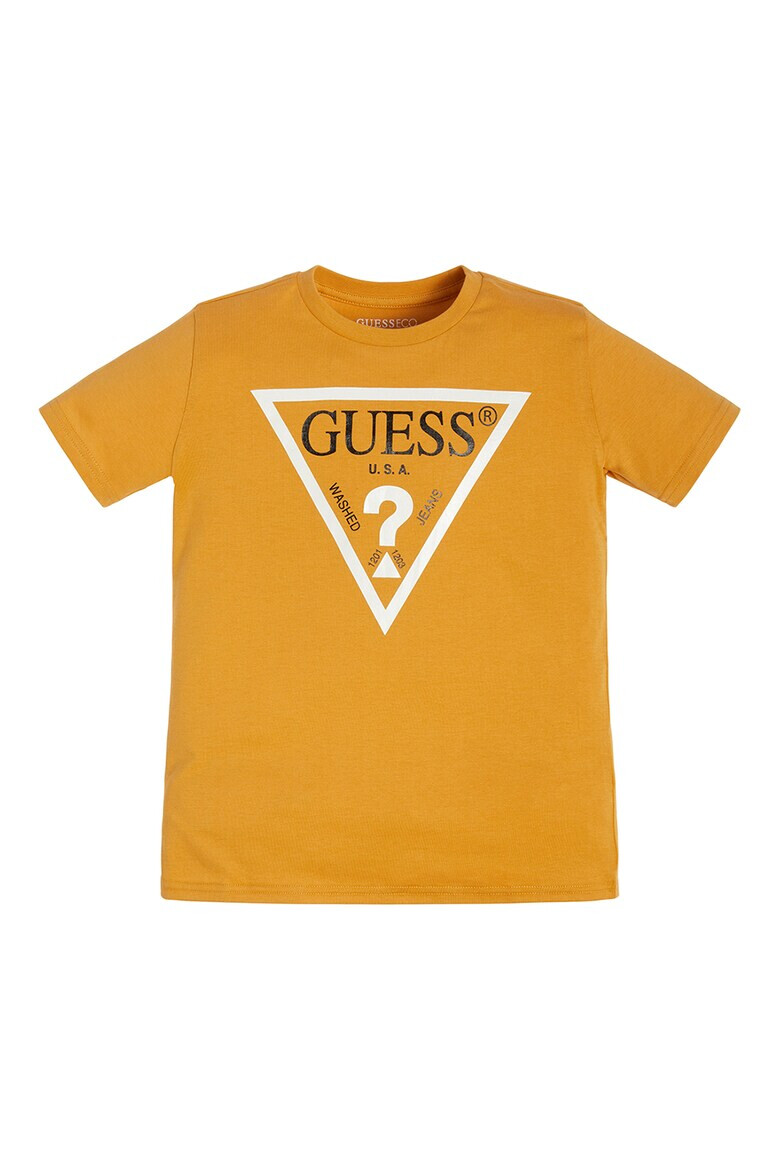 GUESS JEANS Tricou de bumbac cu imprimeu logo - Pled.ro