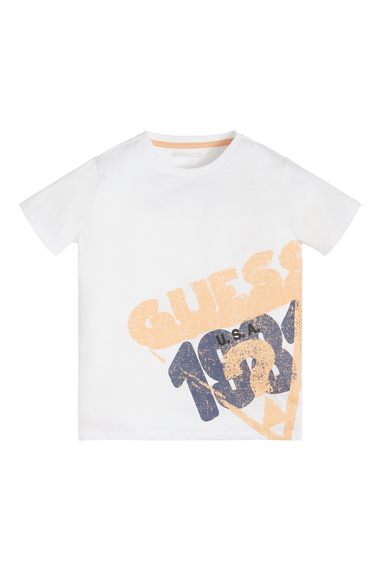 GUESS JEANS Tricou de bumbac cu imprimeu logo - Pled.ro