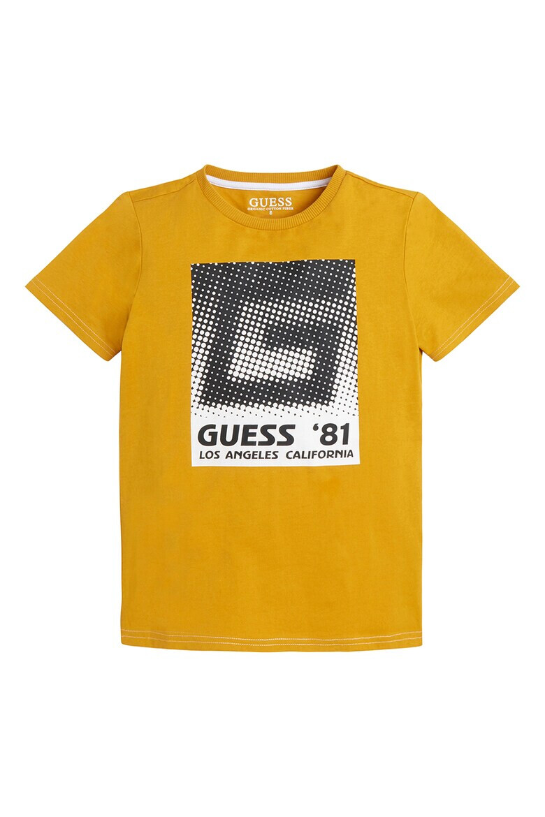 GUESS JEANS Tricou de bumbac cu logo - Pled.ro