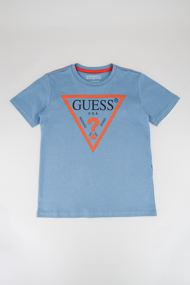 GUESS JEANS Tricou de bumbac organic cu imprimeu logo - Pled.ro