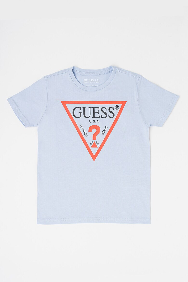 GUESS JEANS Tricou de bumbac organic cu imprimeu logo - Pled.ro