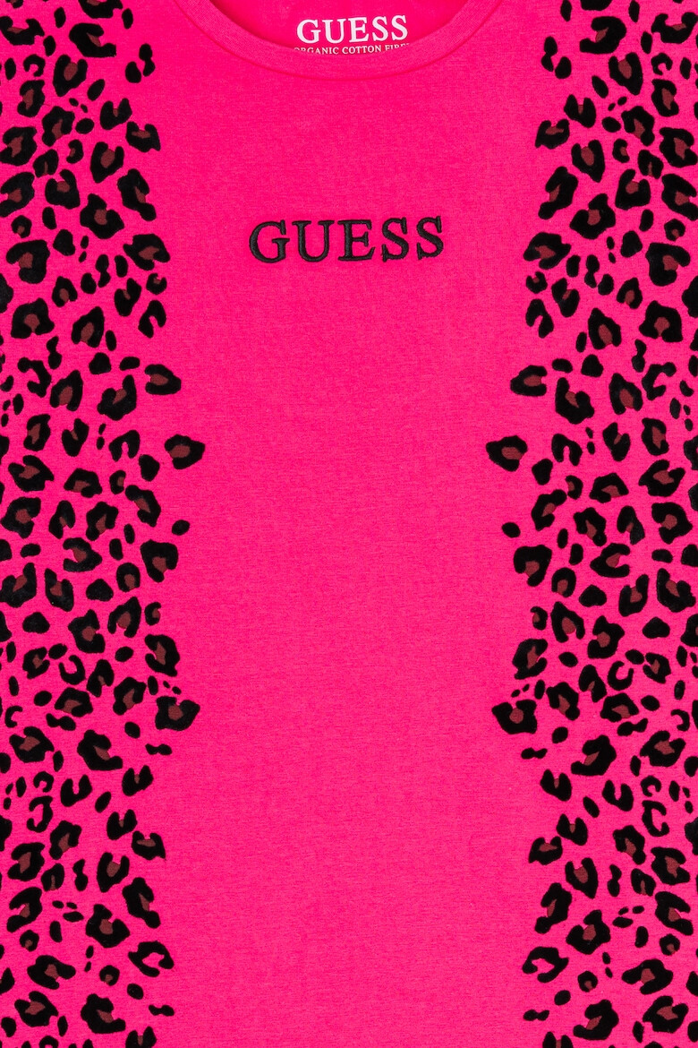 GUESS JEANS Tricou din amestec de bumbac cu imprimeu - Pled.ro