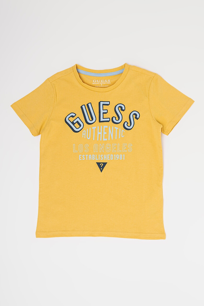 GUESS JEANS Tricou din bumbac cu imprimeu logo - Pled.ro