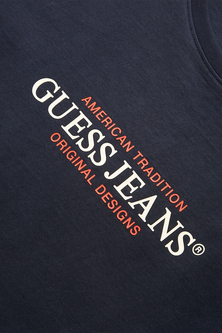 GUESS JEANS Tricou de bumbac cu imprimeu logo - Pled.ro