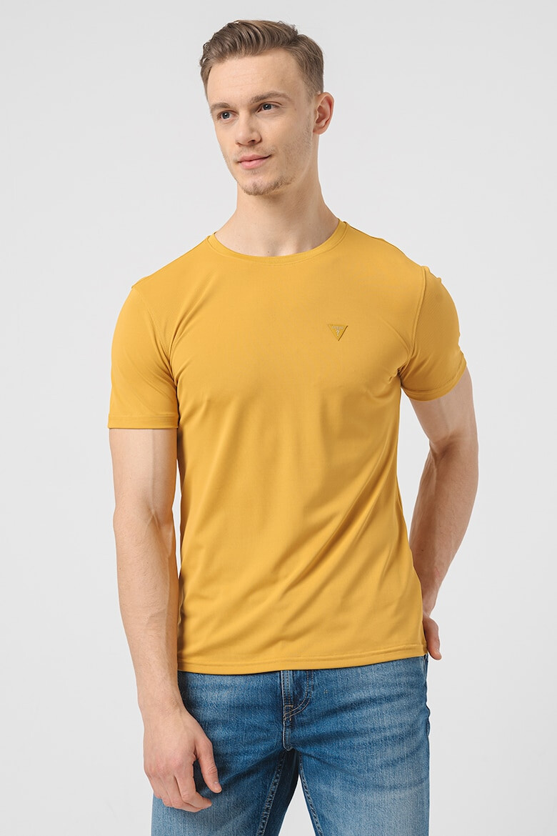 GUESS Tricou slim fit cu decolteu la baza gatului - Pled.ro