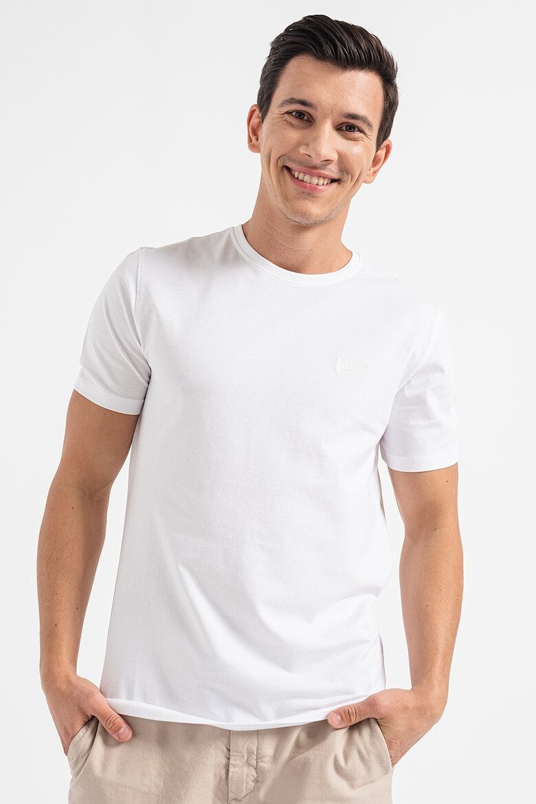 GUESS Tricou slim fit cu logo brodat - Pled.ro