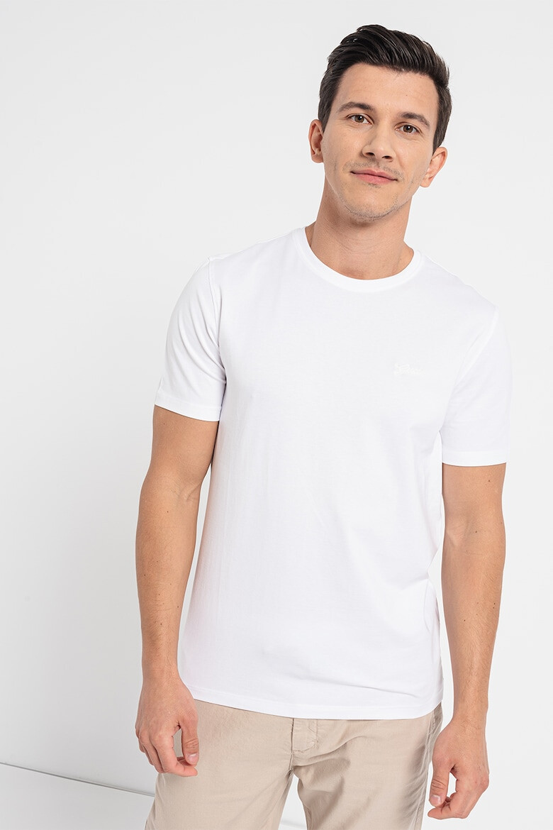 GUESS Tricou slim fit cu logo brodat - Pled.ro