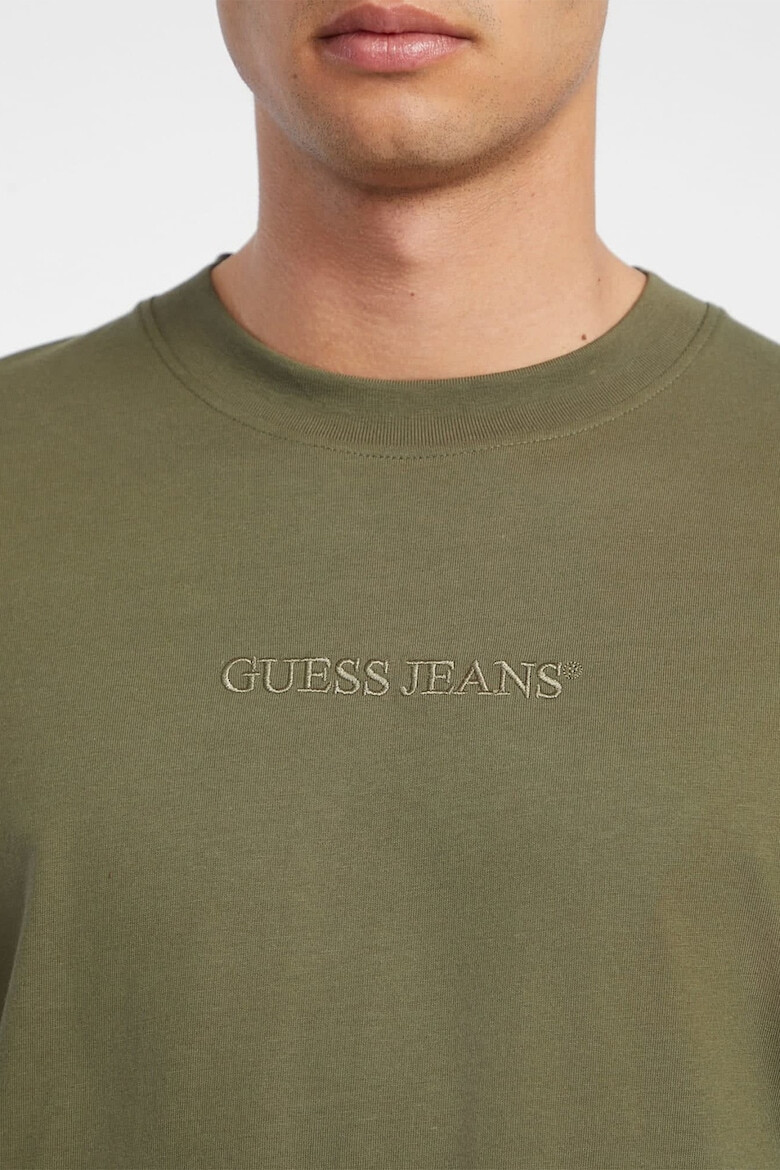 GUESS JEANS Tricou supradimensionat cu maneci cazute - Pled.ro