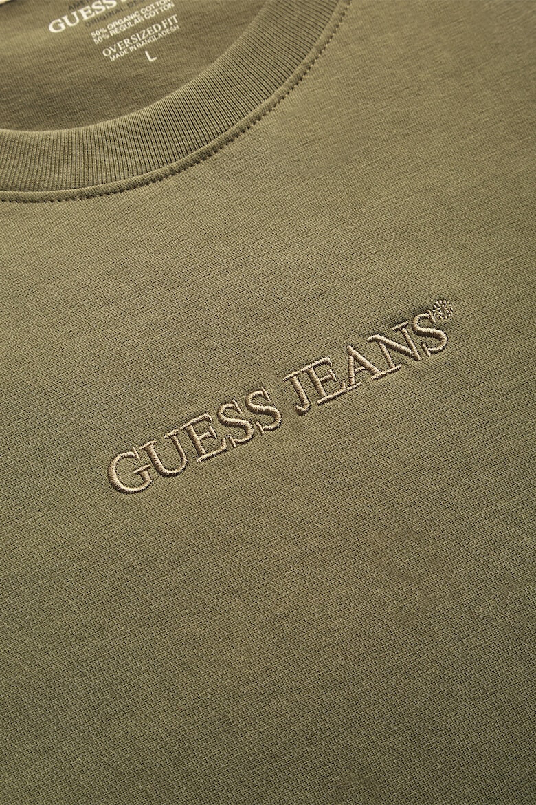 GUESS JEANS Tricou supradimensionat cu maneci cazute - Pled.ro