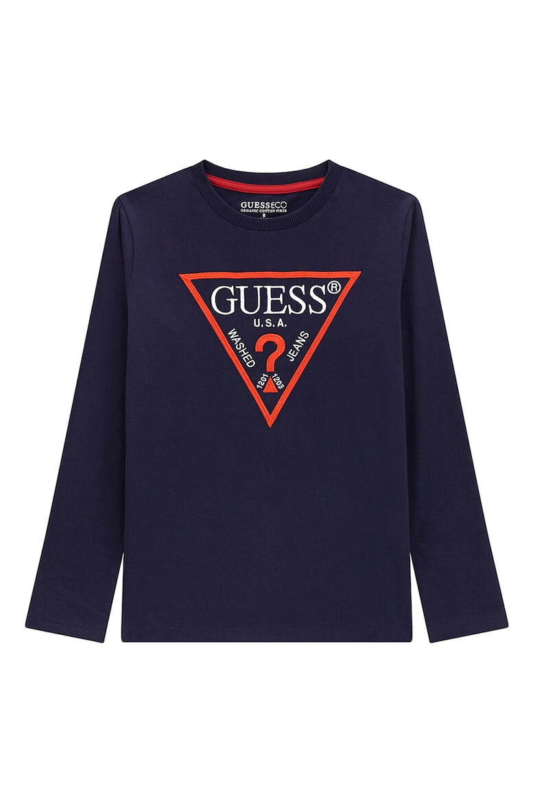 GUESS KIDS Bluza de bumbac cu imprimeu logo - Pled.ro