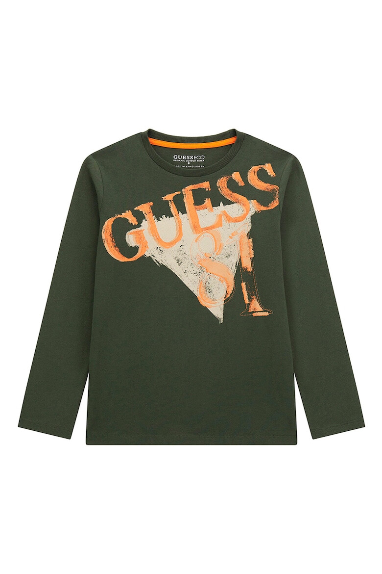 GUESS KIDS Bluza de bumbac cu logo - Pled.ro