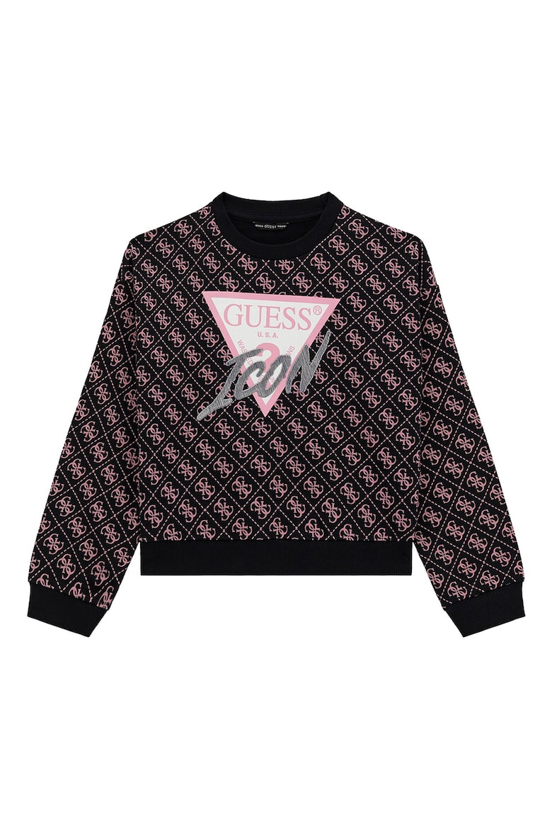 GUESS KIDS Bluza de trening din bumbac cu model - Pled.ro