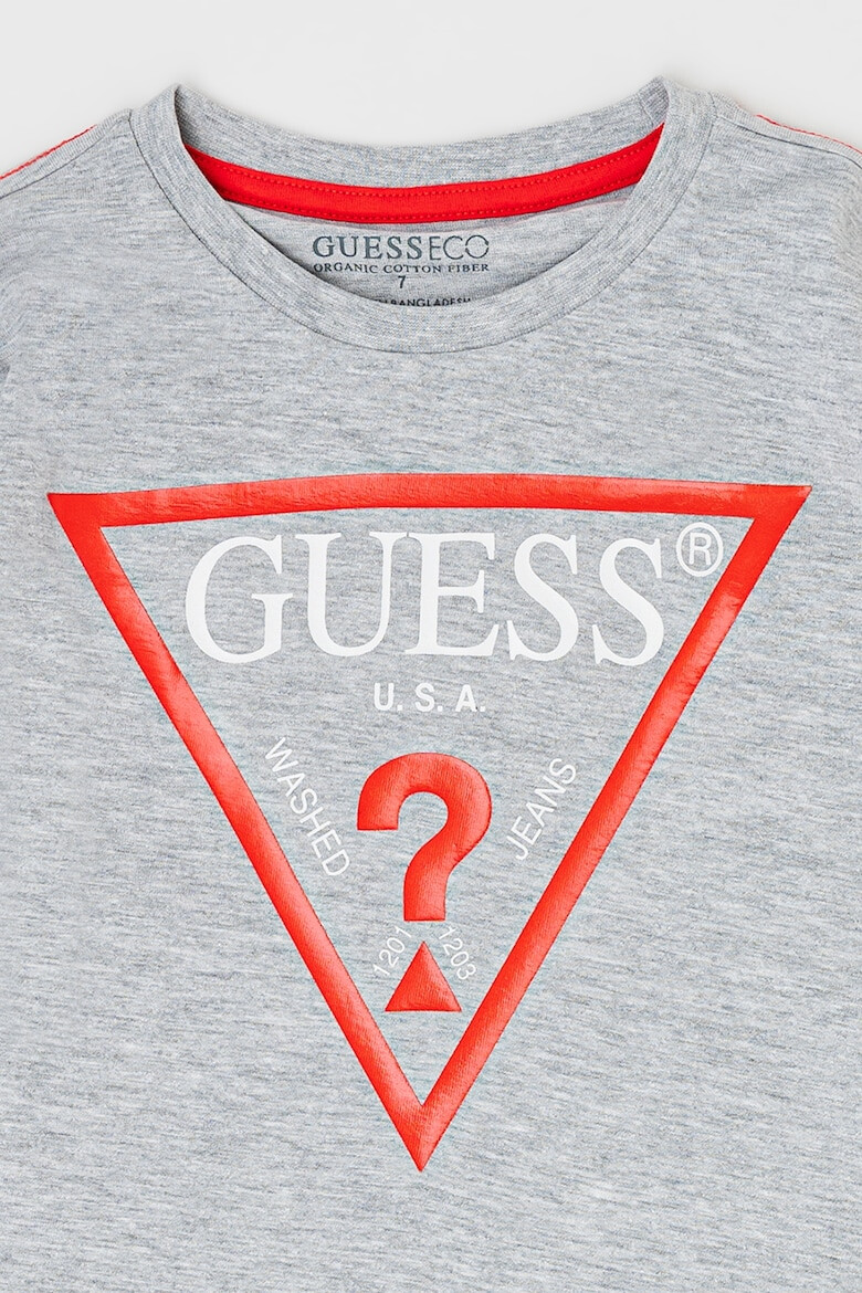 GUESS KIDS Bluza din bumbac organic cu imprimeu logo - Pled.ro