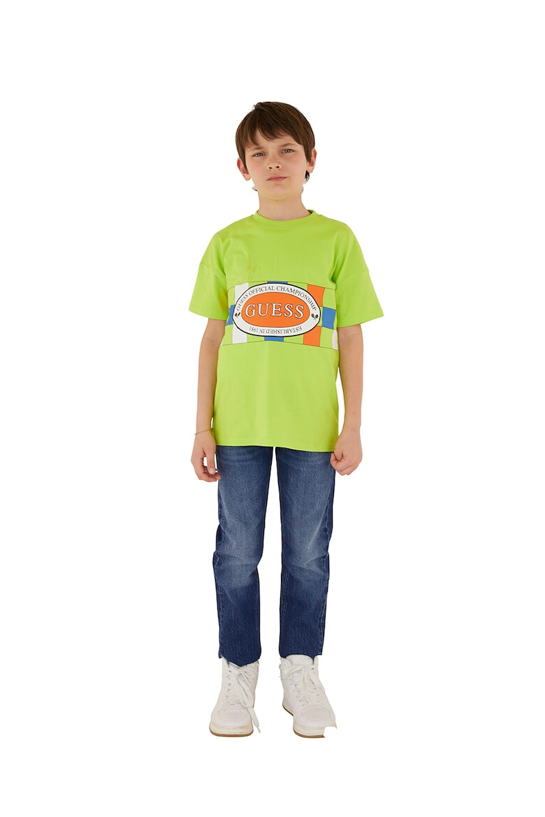 GUESS KIDS GUESS Blugi cu aspect decolorat - Pled.ro