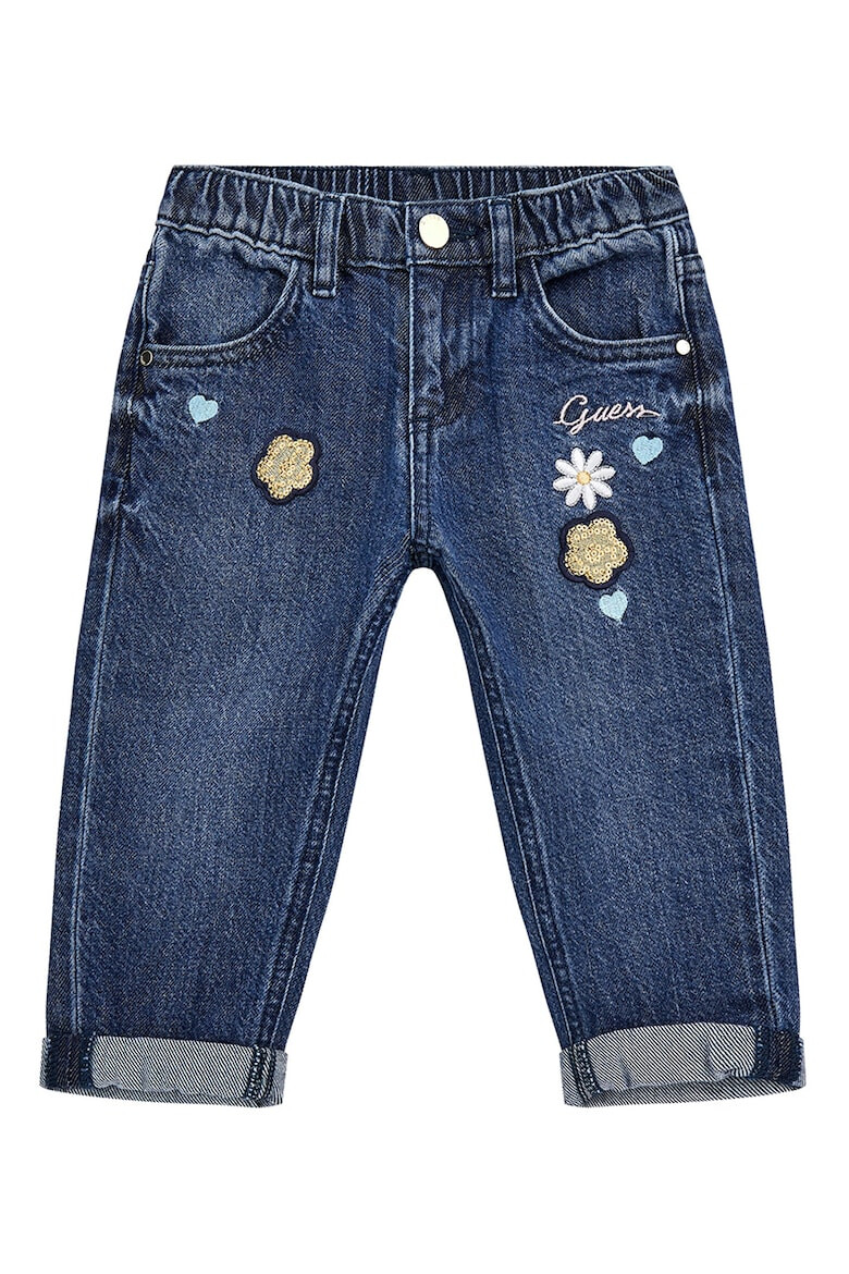 GUESS KIDS Blugi cu detalii florale - Pled.ro