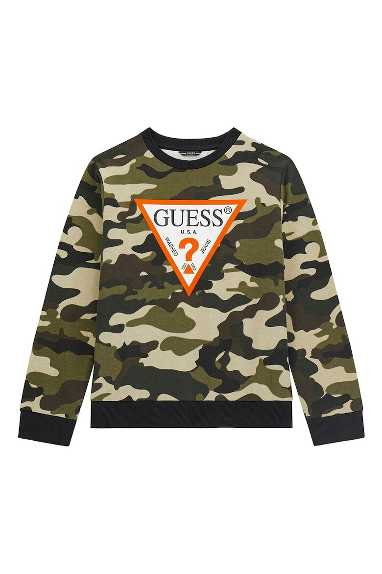 GUESS KIDS GUESS Bluza de trening de bumbac cu logo - Pled.ro