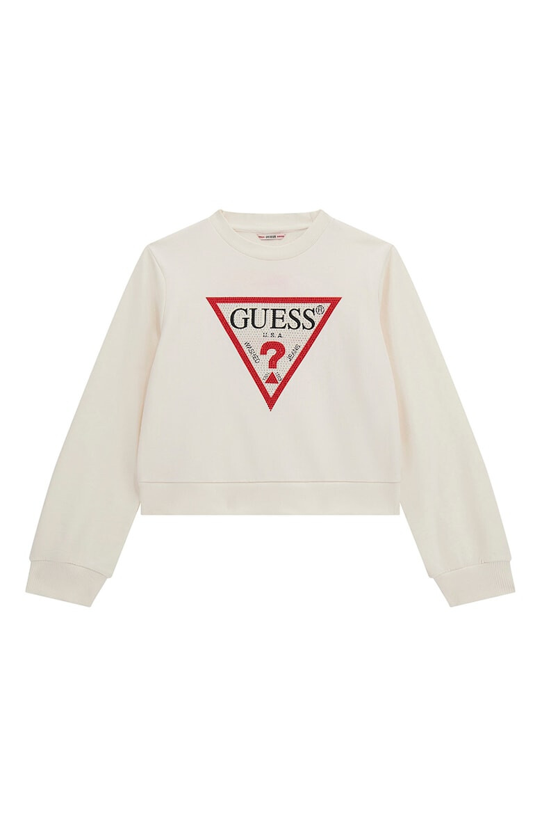 GUESS KIDS GUESS Bluza de trening din bumbac cu model logo - Pled.ro